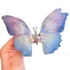 Dog Apparel Fluttering Wings Butterfly Hair Clips Pet Barrettes Fairy Ponytail Duckbill Clip Princess Style Accessories