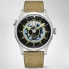 Нарученные часы предварительно продавать Merkur Skin Diver Retro Luminous Sport Mechanal Watch для мужчин Стальные военные винтажные 38-мм