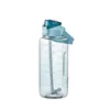 Water Bottles 2L Sports Straw Bottle With Stickers Portable Large Capacity Fitness Bike Cup Sport