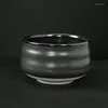 Skålar 1pc japansk matcha keramisk te skål annorlunda vackert mönster och färger blandar köksverktyg