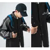 Vestes pour hommes Bomber Jacket Casual Automne Mode Streetwear Multi Pocket Broderie Mâle Femme Vêtements Manteau surdimensionné 230810