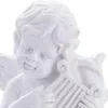 Dekoracje ogrodowe moda anioł statua ekologiczna ekologiczna no zapach niesamowity detal żywiczny miniaturowe figurki zaopatrzenia w domową rzeźbę