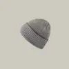Berets Solid Color Winter Beanies Hat For Women Men Outdoor Ear Warmer Crochet Skullies Cap Unisex Ski Skate Melon Bonnet Hats