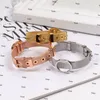 Personality Belt Bangles Trendy Adjustable Bracelets Men Womens Luxury Bangle Fashion Letters Bangles Jewelry