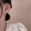Boucles d'oreilles de goujons de la mode coréenne micro-incrusté de la couleur de l'oreille en zircon pour les femmes