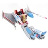 Transformation Toys Robots Jinbao Transformação FG-04 FG04 StarScream Falso Eperor Air Craft com Stand e Cape Crown Ação Figura 230811