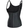 Women's Shapers Sexy Tight Sports Corset Latex Steel Rib Rubber Breasted Vest Belly Contracting