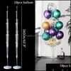 Dekoracja imprezy DIY Pytanie Znak balon stojak rama płeć Ujawnia Balony Kolumna Kolumna Baby Shower Birthday Baloon Decor Drop D Dhsye