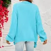 Frauen Strick Frauen Blumenanwendungen Pullover elegant weich lose offene vordere vorne geschnittene Strickjacke Comfy Solid Fashion Pullover täglich Festivals