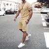 Men's Tracksuits Fashionable Short Sleeve Shorts Sets Embrace The Ultimate Summer Wardrobe Fashion Cloth