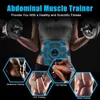 Core Abdominal Trainers Electric Abdominal Muscle Stimulator EMS Trainer Toner Abdomen Muscle Stimulation Abs Fitness Equipment For Arm Leg Back Massage 230811