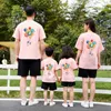 Abiti coordinati per la famiglia Nuova moda T-shirt coordinata per la famiglia in cotone carino Bella mamma papà Bambini Me Baby Padre Madre figlia Figlio Ragazza Ragazzi Vestiti Abiti