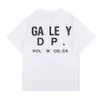 GALERY DEPT DESIGNER TSHIRT GALLERY TEE MENS SOMMER ROUND NECK T SHIRT LUSTLUDEN MÄNSKIRTER FÖR COTTONS TOPS CASUAL SHIRT VIT Fashion Sweatshirt Jao7