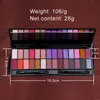 Eye Shadow CmaaDU 28 Colors Matte Shimmer Eyeshadow Palette with 2 Double Head Brushes Makeup Palette Eye Glitter Paleta De Sombras DC08 230810