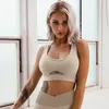 Outfit Yoga One Piece Sport Bra Woman Sportswear Hollow Gym Training Top voor Fiess Wear Damesondergoed Running Training Active Wear