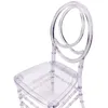 Decoration Units Modern Ghost Clear Crystal Dining Chairs Wedding Events