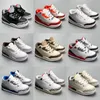 Kids Shoes Basketball 3s Toddler Sneakers 3 Sport high Boys Girls Children III Sneaker Runner Trainers Kid Youth Infatns Baby Outdoor Shoe Fire Red Cement