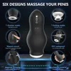 Masturbators Automatisk manlig Masturbator Vibration Blowjob Real Air Sucking Machine Vagina Oral Masturbation Cup Sex Leksaker Vuxenvaror för män 230810