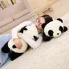 Animaux en peluche en peluche 1pc 30cm mignon Papa Panda Soft Soft Toys Gift for Child en peluche de poupée anilmale cadeau R230811