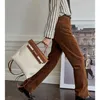Duffel Bags Elmsk French Fashion Blogger Retro Canvas Leather Stitching Handbag Casual Square College Style ryggsäck Kvinnor