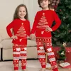 Family Matching Outfits Winter New Fashion Christmas Pajamas Mother Kids Clothes Christmas Pajamas For Family Clothing Matching Outfit