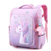 School Bags Girl School Bags Child Pink Unicorn Printing Backpacks Kindergarten Student Cute Girls Children's Schoolbag Waterproof Kid 230810