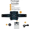 Core Abdominal Trainers EMS Electronic Muscle Training Belt Abdominal Muscle Stimulator Toner Body Slimming Belt Home Gym Fitness Equipment Women Men 230811