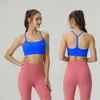 lu Yoga Flow Y Bra Women Sport Energy Workout Vest ll CropTops Bras Breathable Padded Gym Running Push Up Lingerie Underwear
