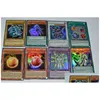 Gry karciane Yugioh 100 -częściowe set pudełko holograficzne Yu Oh Game Collection Dzieci Child Childens