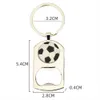 Keychains colhedores de moda charme esporte bola keyring pinta metal garrafa de garrafa de basquete de futebol de futebol de pingente de pingente de pingente de pingente