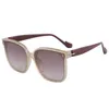 2023 Tendência de moda feminina nova TR90 Caixa grande de alta definição de óculos de sol polarizados masculino 9056