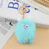 Keychains lanyards domme schattige hamster sleutelhang haarbal poppen sieraden ornamenten sleutelring zacht speelgoed hanger pluxh tas accessoires mooi cadeau