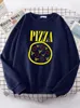 Deliziosi appassionati di pizza con cappuccio con cappuccio con cappuccio morbido abbigliamento di moda termico da donna di moda oversize con cappuccio con cappuccio con cappuccio HKD230725