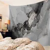 Tapestries marmeren textuur inkt zwart en wit tapijt slaapkamer huisdecoratie muur deken tapijt slaapkamer muur hangende yoga mat r230812