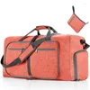 ダッフェルバッグ多目的収納バッグ折りたたみ式旅行整理ハンドバッグ週末週末服の靴アレンジポーチアクセサリーアイテム