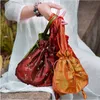 Sacs de soirée Floral Broidered Handbag Femmes Vintage Chinois Style TrawString Casual Tote Female Couleur de voyage Sac à provisions supérieur Couleur de voyage 230811