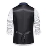 Mäns västar Slim Fit Casual Business Clothing för män randig västpunk Vest Groomman Wedding Suit Vestjacket Coats 230812