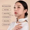 Vibration Neck Masssger laddningsbar lågfrekvenspuls Cervical Massager Smart Electric Neck Massager Hot Compress Massage HKD230812