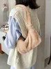 Torby w talii Foufurieux kobiety na ramię pluszowe torebki 2023 dziewczyna torebka moda swobodna jesień zima solidny kolor koreański styl hobo