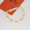 Classico marchio gioiello fascino bracciale diamante catena diamantato oro gollo gollo metal ginocchia di gioielli classici donne braccialetti regalo uomini di alta qualità