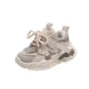 Sneakers Kids Sport Shoes Fashion Crosstied Mesh Buyable Boys Printemps Autumn Children Girls Outdoor Running G02122 230812