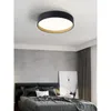 Luzes de teto Lâmpada minimalista do quarto Ara de techon sala de jantar circular de luz LED decorativo LED