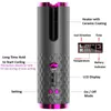 Curling Irons Curling LED Écran d'électricité Curling Rotation Iron 5000mAh Mini Curler à cheveux sans fil électrique thermostatique portable 230811