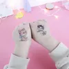 Temporary Tattoos 20 PCS SET Cartoon Children Party Makeup Flower Cat Dog Unicorn Butterfly Body Art Disposable Stickers 230812