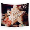 Tapestries Kerstboom Creatief Biscuit Print Patroon Tapestry Tapestry Slaapkamer Wondkamer Muur Decoratie Muur Hangend Tapestry R230812