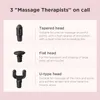 Full Body Massager Booster Boluojun mini powięzi pistolet X6 Domowy wielofunkcyjny fitness relaksowanie mięśni damskich elektryczne waliwo sportowe masażer 230811