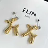 Bracelet, design de boucles d'oreilles concepteur Saijia Set Migne Balloon Dog Earstuds Brass Creative Temperament Populaire Jewelry 5WJV