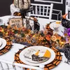 その他のイベントパーティーサプライハロウィーンウェディングテーブルガーランド人工花柳の暖炉の玄関装飾ヴィンテージカラーパーティーセンター装飾ホームディナー230812