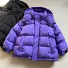 Vestes Parkas à capuche super chaude Fashion Fashion Black Black Purple Windprooter Hiver Matel