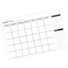 PCS Simple A3 Noteers voor werk Dagelijkse schema Organisator Memo met 1 PC 2023/2023 Kalender om te doen